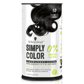 Schwarzkopf Simply Color Permanent Hair Dye, 1.0 Jet Black, Long-Lasting with Nourishing Ingredients, No Ammonia or Silicone, All Hair Types
