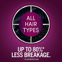 Schwarzkopf Keratin Color Permanent Hair Color, 1.1 Midnight Black, 1 Application-Professionally Inspired Permanent Hair Dye, for up to 80% Less Breakage vs Untreated Hair and up to 100% Gray Coverage