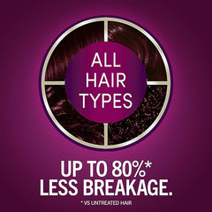 Schwarzkopf Keratin Color Permanent Hair Color, 1.8 Ruby Noir, 1 Application - Professionally Inspired Permanent Hair Dye, for up to 80% Less Breakage vs Untreated Hair and up to 100% Gray Coverage