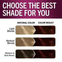 Schwarzkopf Keratin Permanent Hair Dye Cream, 4.8 Rich Bordeaux, Professional Quality Color for Up to 100% Gray Coverage, Bond Enforcing System